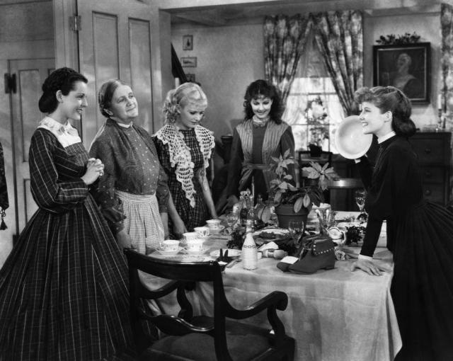 LITTLE WOMEN, Frances Dee, Mabel Colcord, Joan Bennett, Jean Parker, Katharine Hepburn, 1933