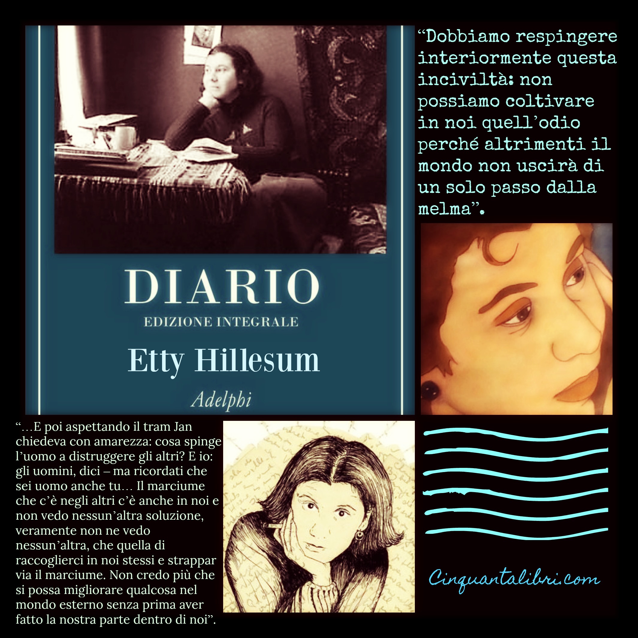 Diario 1941 1943 – Etty Hillesum #olocausto #recensione #EttyHillesum – 50  libri in un anno